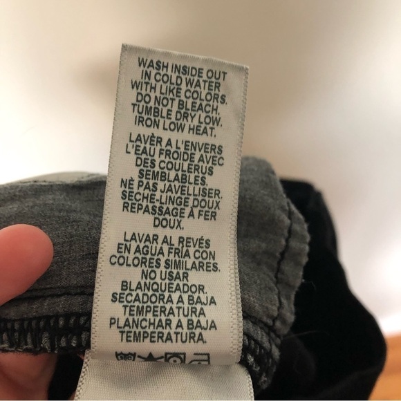 Frame Le Skinny De Jeanne Jeans Black Distressed Film Noir 25 - Picture 6 of 7